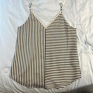 Black and White Striped Cami (Express)